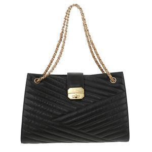 Chanel Chain Shoulder Leather Black